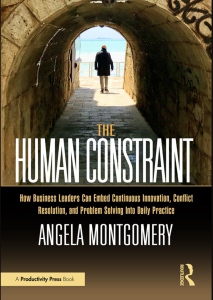 The Human Constraint book by Angela Montgomery covers Theory of Constraints and Deming