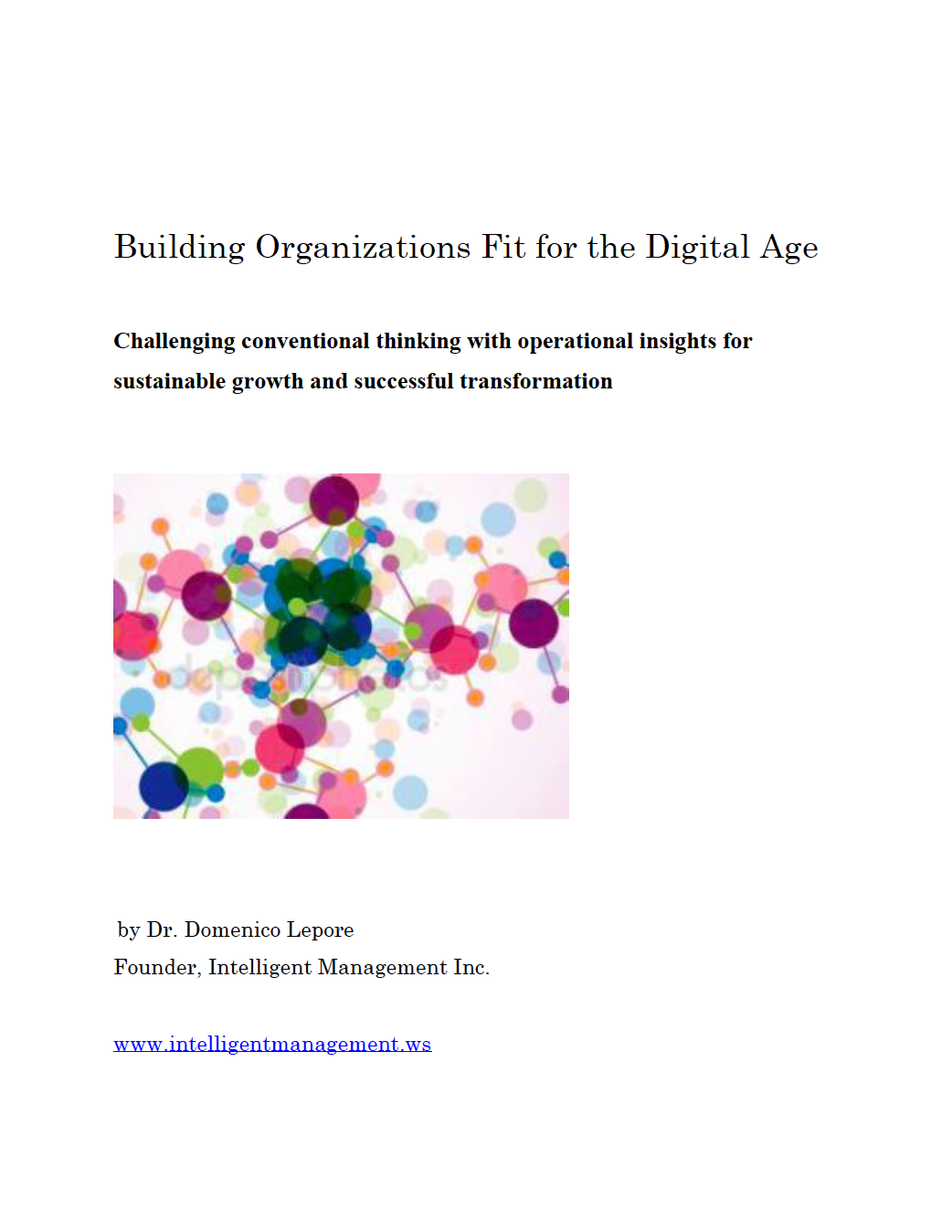 Download our eBOOK 'Building Organizations Fit for the Digital Age'