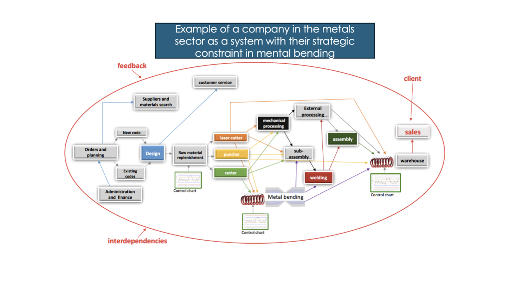 Example of the organization as a system designed around a constraint